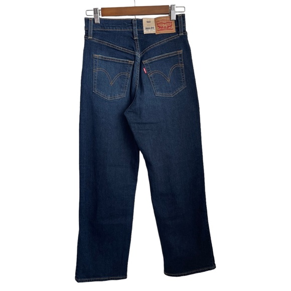 Levi's Ribcage Straight Ankle High Rise Distressed Jeans Size 26 NWT - Picture 3 of 7